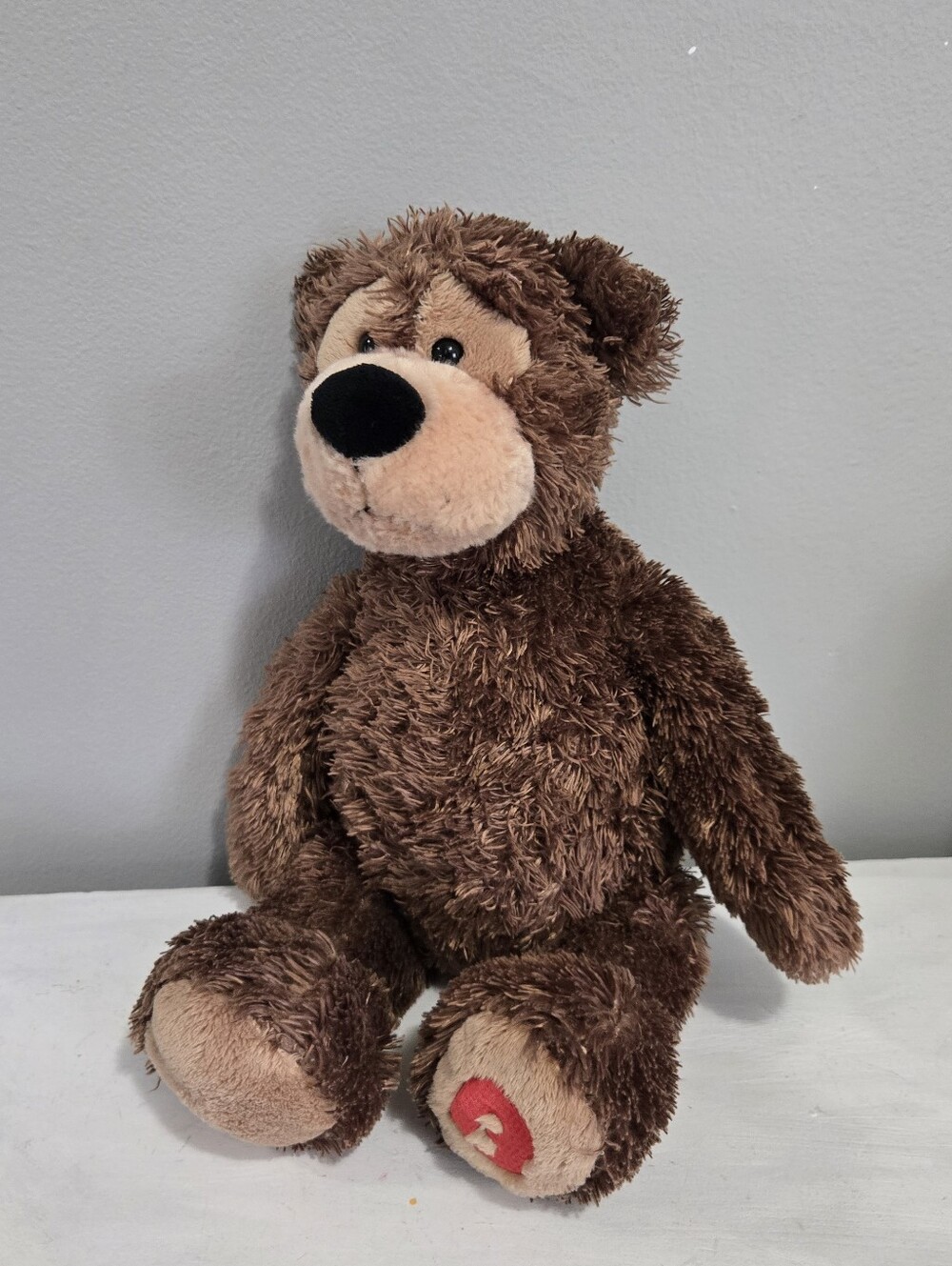 Gund BRICKLY Brown Plush Teddy Bear with Beige Snout